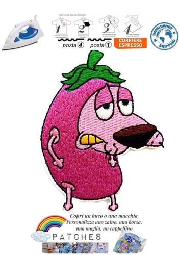 Patch courage the - courage, cowardly