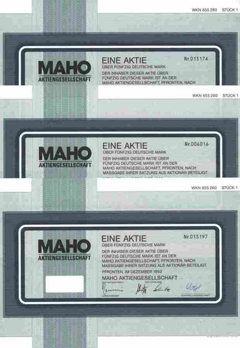 Maho 1992 pfronten - ag,
