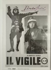 Alberto Sordi autografo su poster