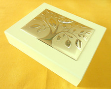 18° COMPLEANNO 18 ANNI L'ALBERO DELLA VITA ARGENTO cm18x13 COFANETTO  cm24x19x6