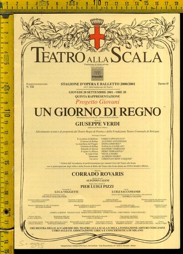 Teatro alla scala locandina - teatro,