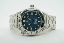 Omega Seamaster Professional 300m Mid Size 2552.80 255280 Blue Dial 11362U