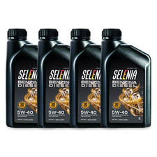 4 LITRI OLIO MOTORE SELENIA BENZINA DIESEL 5W40 SINTETICO API SP ACEA A3 B4