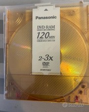 Panasonic DVD-RAM 120Min 4.7GB Single Sided Rewritable Type 4 with case 3x speed