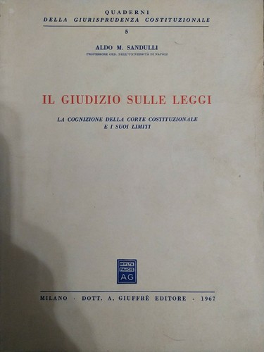 Sandulli giudizio sulle - sandulli,