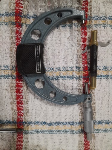 Micrometro mitutoyo 100 - micrometro, 125mm