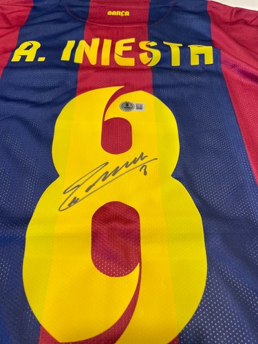 Maglia firmata andrés - firmata, iniesta