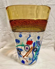 Vaso in vetro artistico