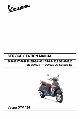 Piaggio vespa service workshop - vespa,