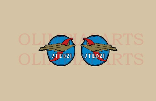 Sterzi moto coppia adesivi