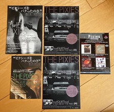 The PIXIES Japan MINI-POSTER x5 forte SILENZIOSO forte SURFER ROSA TROMPE LE MONDE COME NUOVO