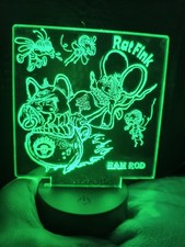Lampada acrilica led rat - lampada,