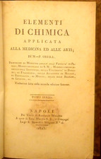 ELEMENTI DI CHIMICA APPLICATA alla medicina e arti volume 3 Orfila 1823 Miranda