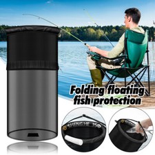 Borsa a rete da pesca pieghevole portatile cestino per pesci granchi attrezzatura pesca trota