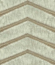 Tappezzeria in velluto Kravet Couture Chevron - peluche zig zag / bianco 2,15 iarde 32312,1
