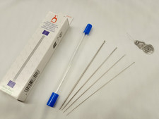 4 AGO AGHI DA PER CHIACCHIERINO art.88201PONY punta tonda cm.12,5 misura 3-5-7-8