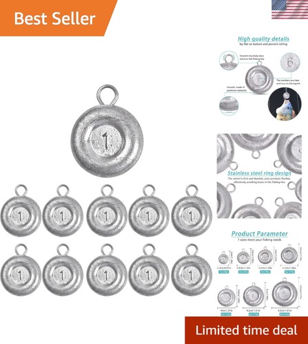Pesi pesca disc sinkers - da,