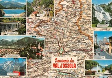 Cartolina Val d'Ossola vedute