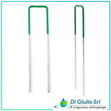 PICCHETTI A U ALTEZZA 15 CM CONF. 20 PZ ACCESSORI FISSAGGIO PRATO SINTETICO