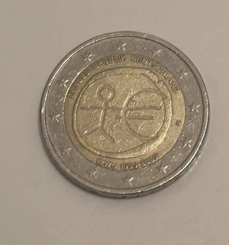 Moneta rara euro della - moneta, da