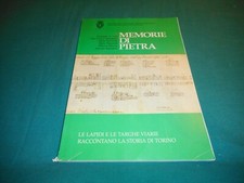 Lodi-Quaglieni-Ciavirella-Pegnaieff-Sincero-Brandoni MEMORIE DI PIETRA 1991