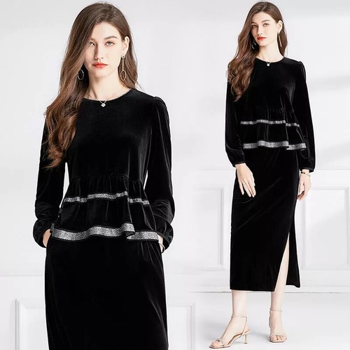 Vestito completo donna set - vestito,
