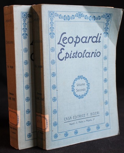 Epistolario volumi giacomo - 2, volumi.