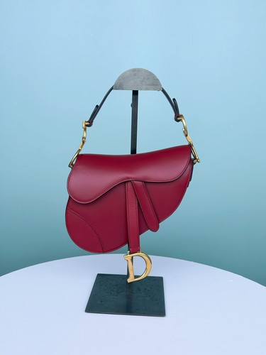Dior saddle small red - dior,