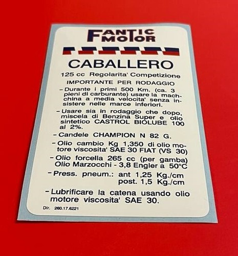 Fantic caballero rodaggio 125 - fantic,