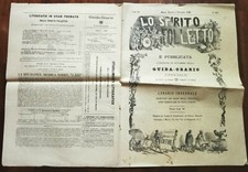 6865-RIVISTA UMORISTICA-ILLUSTRATA: LO SPIRITO FOLLETTO, MILANO 5 NOVEMBRE 1863