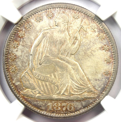 Mezzo dollaro liberty - mezzo, 1876