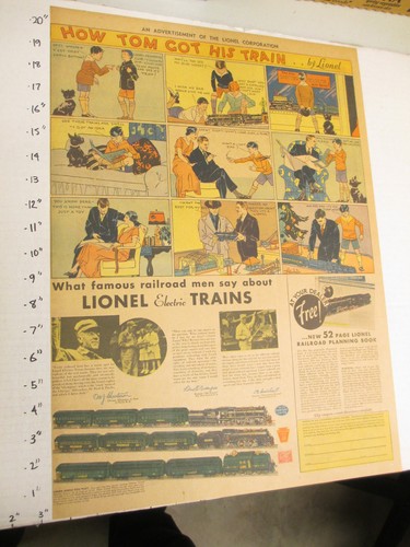 Giornale pubblicitario 1932 - giornale,