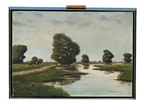 Quadro olio paesaggio - olio,