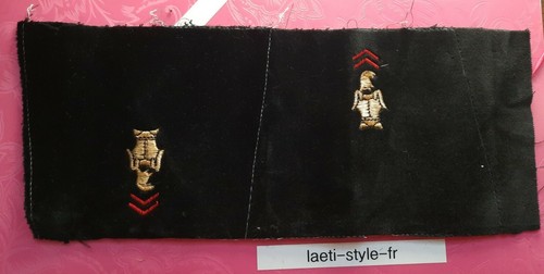 Q0508 tissu fourreau - 2×,
