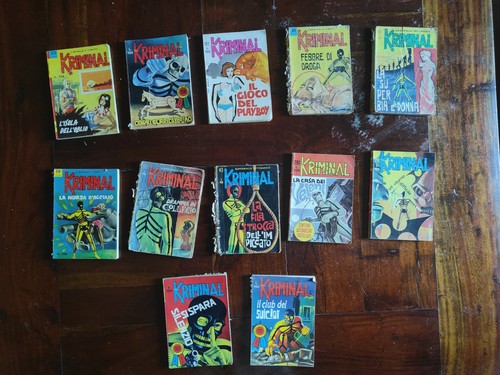 Lotto fumetti kriminal - lotto, 12