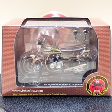Modellino pressofuso Marusan Tetsuba 1/18 KAWASAKI 750RS Z2 ZII verde giallo caramella