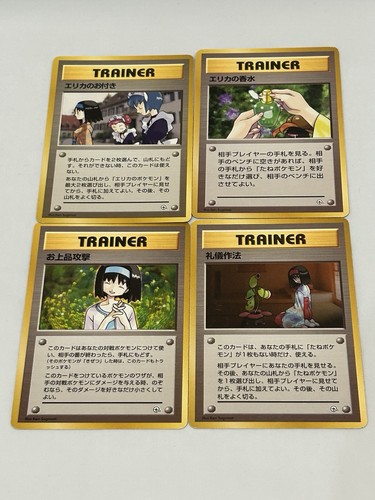 Erika trainer cards - erika, lot