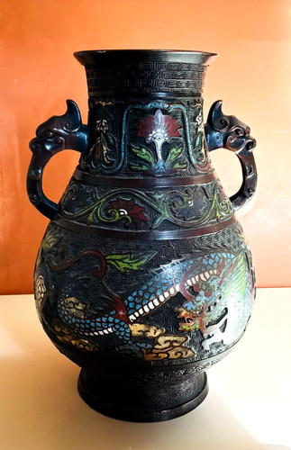 Grande vaso asiatico xix - grande, sec