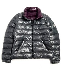 RARO cappotto giacca piumino zip grigio MONCLER BADY vintage originale - 4