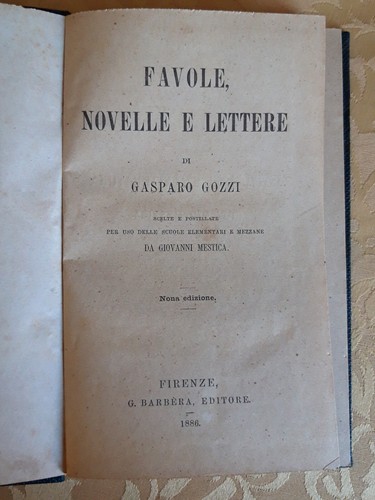 Gasparo gozzi favole - gozzi,