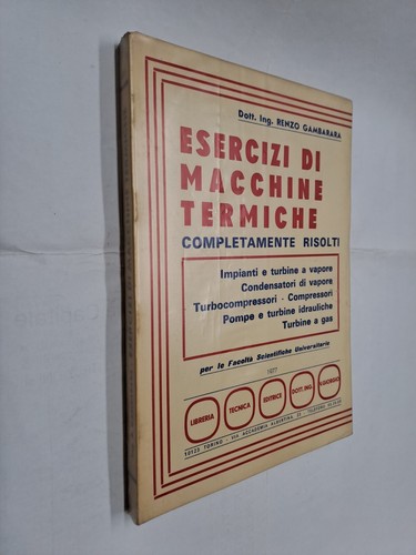 Esercizi macchine termiche - di,