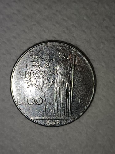 Moneta 100 lire - moneta, minerva