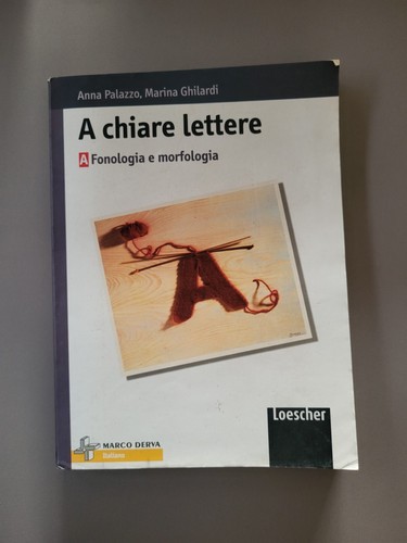 Chiare lettere fonologia - a,