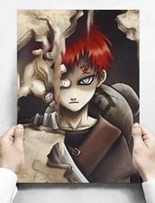 Tela Anime Naruto Gaara arte