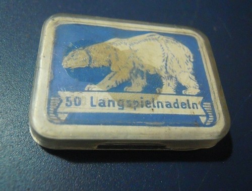 Scatolina puntine grammofono - scatolina,