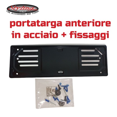 Kit portatarga auto anteriore - portatarga,