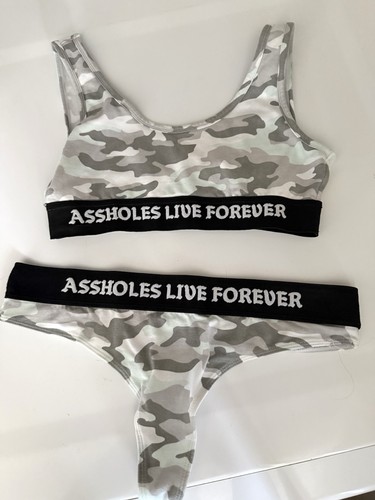 Bralette perizoma mimetico - e,