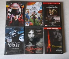 JOHNNY DEPP - lotto 6 dvd come nuovi (PG56)