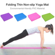 TAPPETINO YOGA PIEGHEVOLE RIGIDO 173x61cm PALESTRA FITNESS E PILATES MATERASSINO