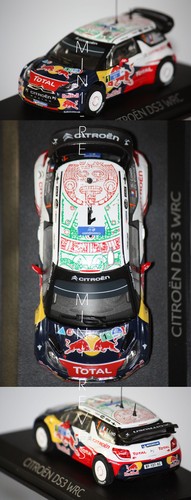 Norev citroën ds3 wrc rallye - ds3,
